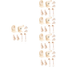 5Sets Ersatzrollladen Halterung Bungee Set Beige Für