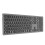 Teclado numérico sem fio com 110 teclas e funções de atalho. Compatibilidade universal com Mac, Windows e Android. 4