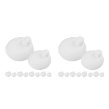 20Stk Silikon Bubble Inserts Weiß Für DIY Quetschspielzeug