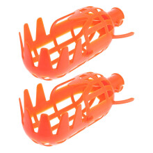 2Pièces Cueilleur De Fruits Orange PP Pour Verger Hautes Portées
