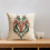 Housse de coussin décorative brodée de chevaux 45 x 45 cm 6