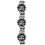 3Pcs Light Grey Men Sport Watch Digital Display Waterproof Timer Alarm 7