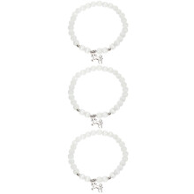 3Stk Mädchen Charme Armband Weiß Für Alltag Und Party
