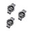 3Pcs Light Grey Men Sport Watch Digital Display Waterproof Timer Alarm 9