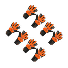 4Paare Torwart PU Latex Rutschfest Schutz Orange