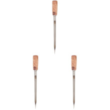 3Pcs Lightweight Metal Grain Sampler Multi-Functional Rice Tester