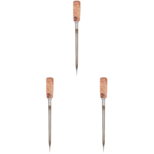 3Pcs Lightweight Metal Grain Sampler Multi-Functional Rice Tester