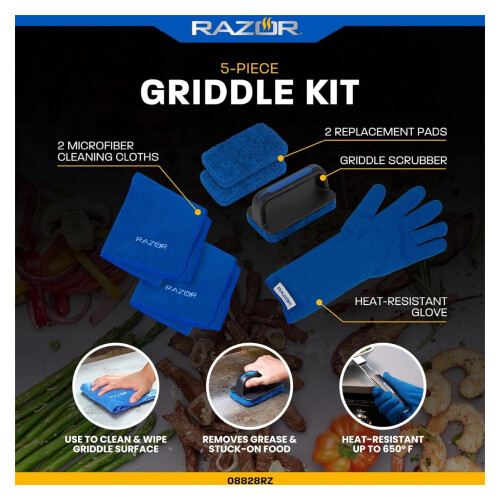 Razor 6-Piece Griddle Cleaning Kit 1