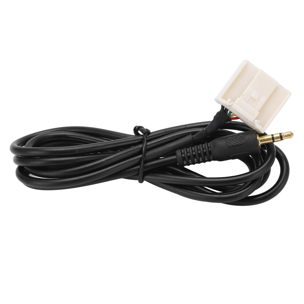 3.5Mm Aux Audio Input Cable 1M Replacement For Camry Corolla Rav4 Tacoma Black 7681390513696