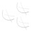 9Pcs Manual Sealer Machine Parts White Foam Strips Replacement Set 5