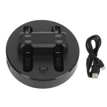 Controller Charging Station For Joycon, LED Indication4In1Charger With USB Type C Cord Charging Dock Anti Slip Base Built In Protection IC Chip