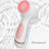 Facial Cleansing Brush Waterproof 500mAh Pink 5