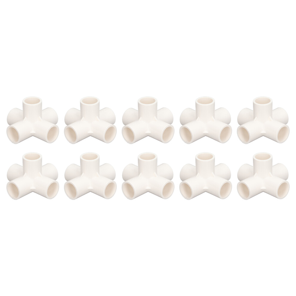 High Gloss Pvc Pipe Connector Corner Elbow Connector6way Pipe Fittings Pipe Fittings Pvc Plastic Anti Yellowing High Hardness Furniture Grade Easy 9180479394365