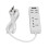 USB Power Strip Universal Socket Extension Cord With High Power Multiple Safety Protection White 3