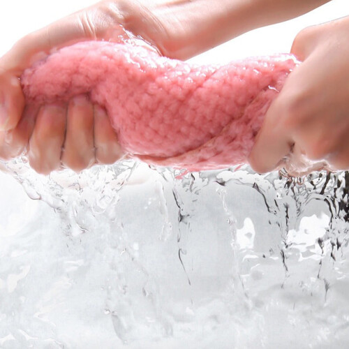 Bamboo Fiber Dishwashing Cloth Set 10-Piece Double-Layer 2