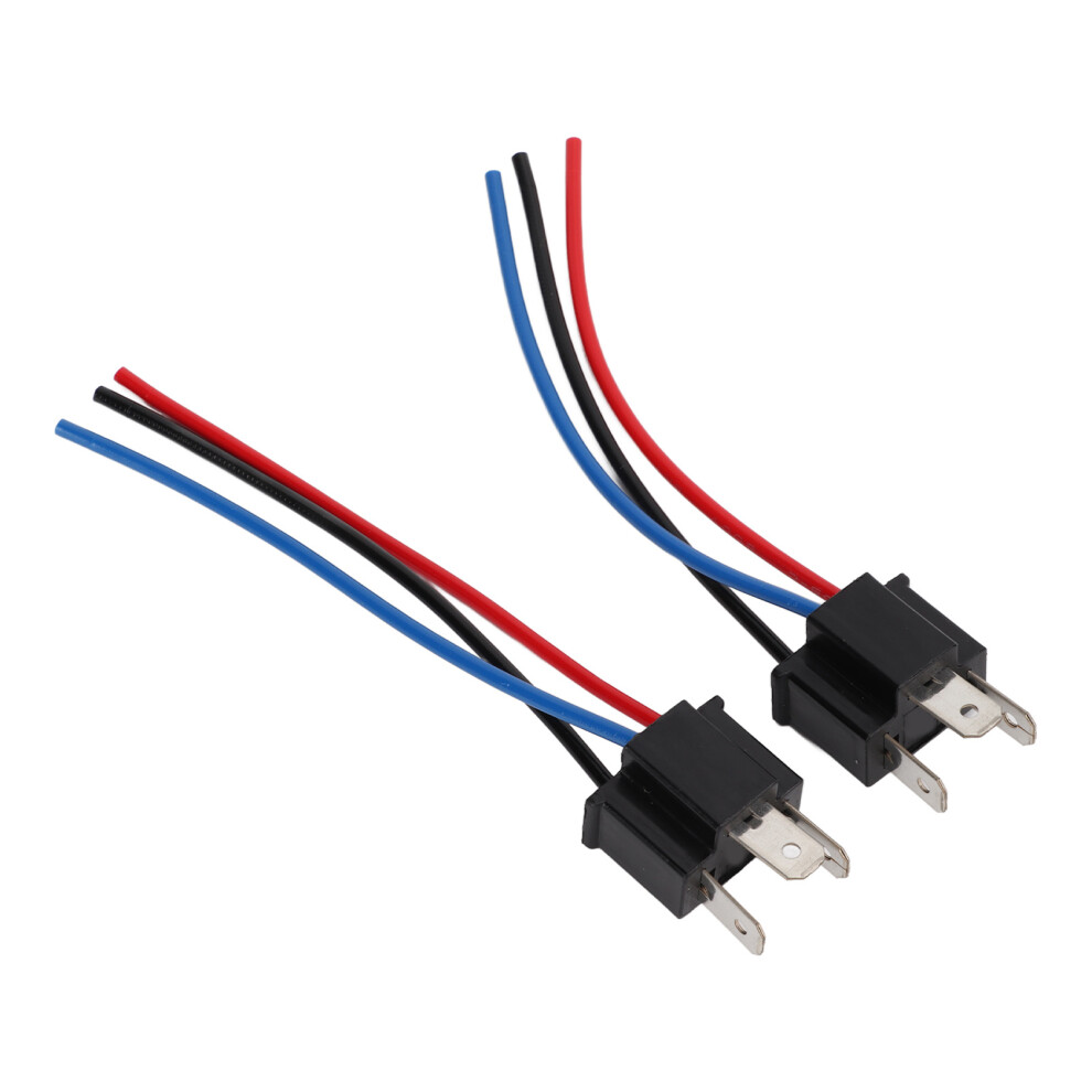 Nylon Female Plug Compatible H4male Socket Harness High Efficient Copper Wiring Heat Resistant Easy Install Plug And Play For Headlights Fog Lights 9370362940339