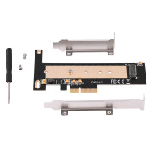 Adaptateur d'extension SSD NVMe haute vitesse avec dissipateur thermique en aluminium pour emplacements PCIe 4.0 x4 x8 x16 prenant en charge les