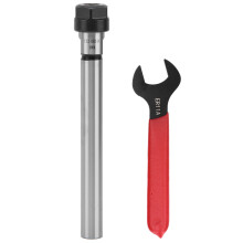 Tool Holder Extension Rod for ER11Collet, Good Toughness Non Slip Handle Design with Wrench for CNC Milling Lathe Stable Performance Longer Service