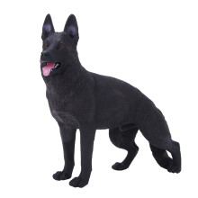 Presente perfeito para quem ama cachorros: estatueta de Pastor Alemão, brinquedo educativo que aprimora a interação entre pais e filhos, com