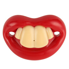 Charming Baby Soother with Rabbit Tooth Design, Orthodontic Teething Pacifier, BPA-Free Silicone Infant Comforter