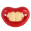 Πιπίλα για μωρά που ανακουφίζει από την οδοντοφυΐα, αξιολάτρευτη πιπίλα σε σχήμα 1