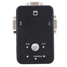 Feidhm an Mhoil Lasc KVM Athrú Cnaipe Brúigh Ionchur Aschur VGA Méarchlár USB Luch Monatóir Bainistíocht Gléasanna Comhroinnte