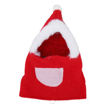 Xmas Outfits For Pets, Christmas Pet Hat Santa Claus Cap Plush Caps Pet Grooming Accessories With Bright Color Cute Design Festive Atmosphere Soft