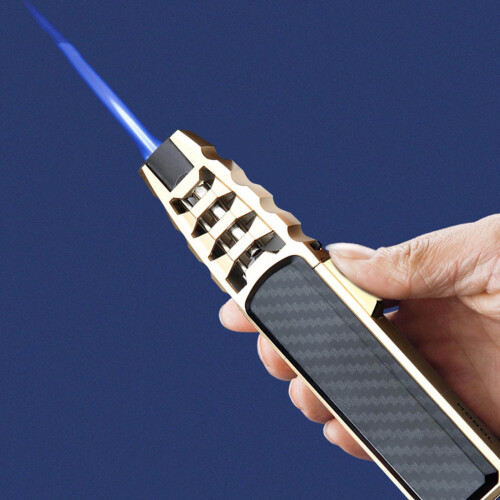 Brightfire windproof straight torch blue flame 2