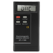 Détecteur de champs électromagnétiques (CEM) numérique LCD pour chasse aux fantômes. Détecteur de rayonnement électromagnétique portable et