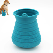 Limpador de Patas Muddy com Função 2 em 1, Lavador de Patas para Cães que Também Funciona como Escova de Higiene para Animais de Estimação,