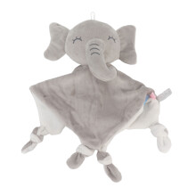 Good Sleeping Companion Security Blanket Cute Elephant Plush Funny Sound Design Loyal Friend For Baby Soft Velvet Material Enhance Sense Of Security