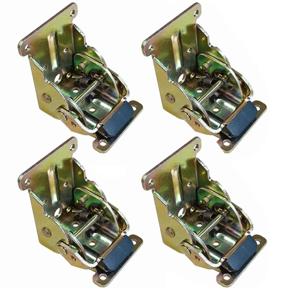 Heavy Duty Steel Locking Folding Hinge For Fold Away Shelves, Self Lock Foldable Hinges With Brake Function, Galvanized Metal Iron Support Connector 9180479397564