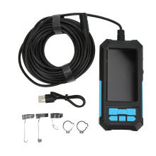 IP68Waterproof Endoscope Camera with Light4.5Inch IPS Screen Dual Lens1080P HD Inspection Camera Adjustable LED Lights for Automotive and