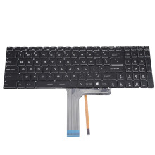 High Quality Replacement Keyboard Backlit For MSI GE63VR GE73VR Gaming Laptops Black Backlight Keyboard Faulty Keyboard Repair US Layout