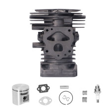 Kit de pistón y cilindro resistente a la corrosión, piezas de motor resistentes al calor, alta durabilidad, compatible con motosierras, chapado en
