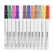 Lightfast Oil Based Permanent Markers With Dual Tip Design, Quick Dry Waterproof Ink In Vibrant Colors For Creative Art Supplies On Multi Surface Use