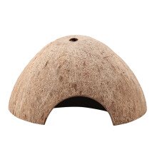Habitat per rettili in cocco, sicuro per animali domestici e non tossico, rifugio ideale per terrari e terrari che simulano ambienti naturali. Design