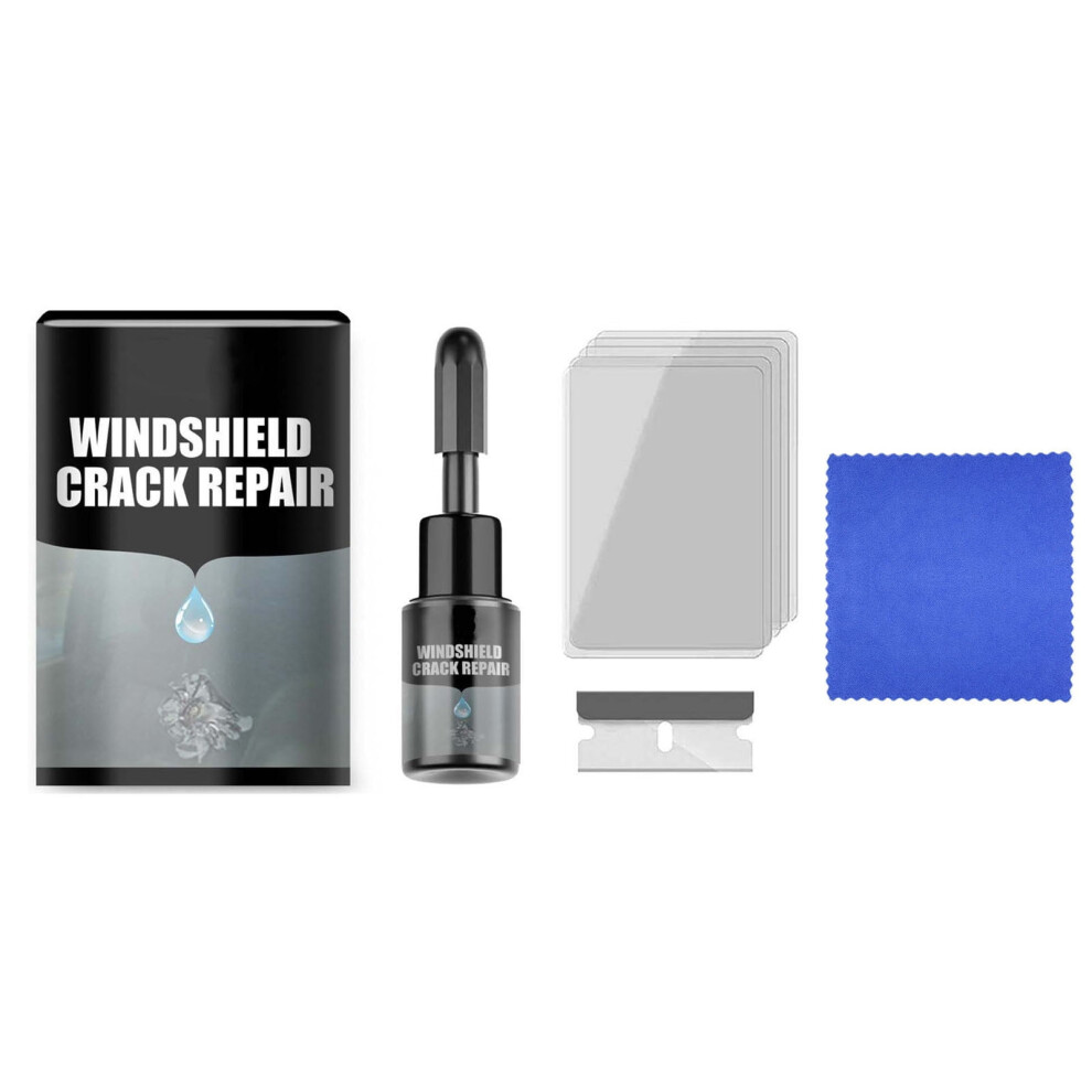 Windshield Crack Repair Fluid 120Ml Automotive Glass Restoration Kit With Bonding Agent For Chips Cracks Diy Vehicle Maintenance #11N1c 9193271865193