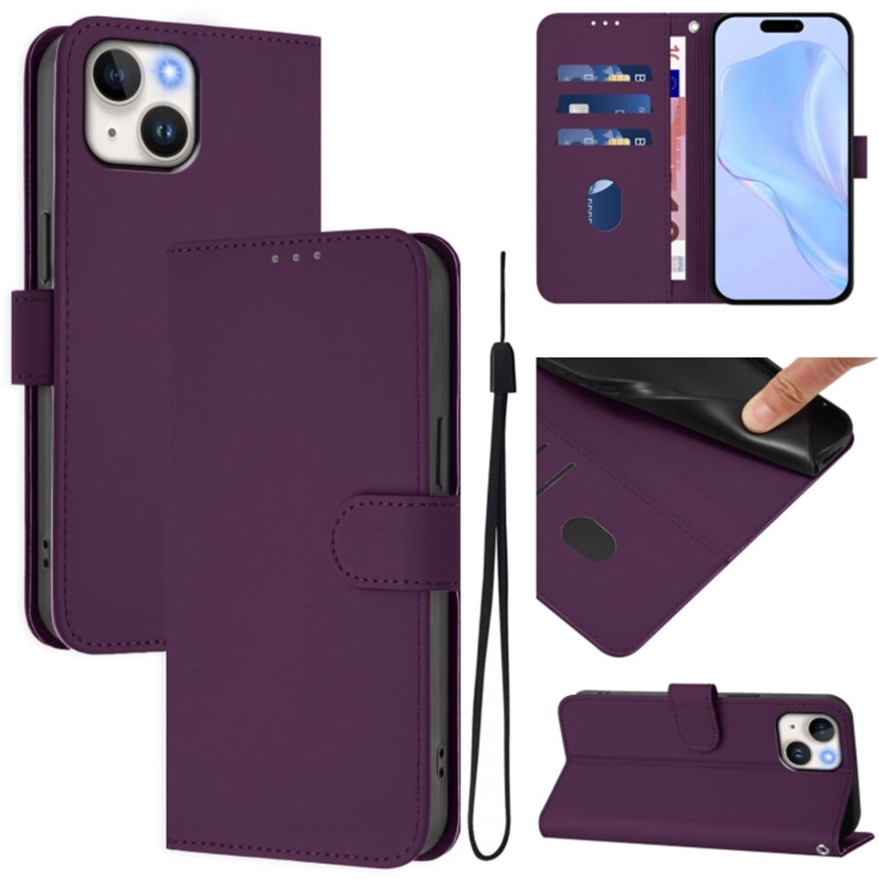 Pu Leather Wallet Case For Iphone 15 With Magnetic Closure 9152228974104