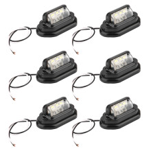 Afgedicht achterlicht voor voertuigen, waterdichte LED-kentekenplaatverlichting met eenvoudige installatie en heldere verlichting, duurzame