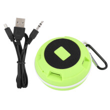 Enhanced Bass Mini Speaker With FM Reception Micro SD Card Support Durable Silica Gel Build High Quality Audio Performance