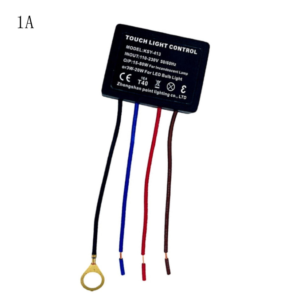 Ac 220V 3-Way 1A/3A Touch Dimmer Switch Desk Lamp Light Control Module Touch Lamp Repair Kit For Dimmable Led Incandescent Bulbs 9558633074314
