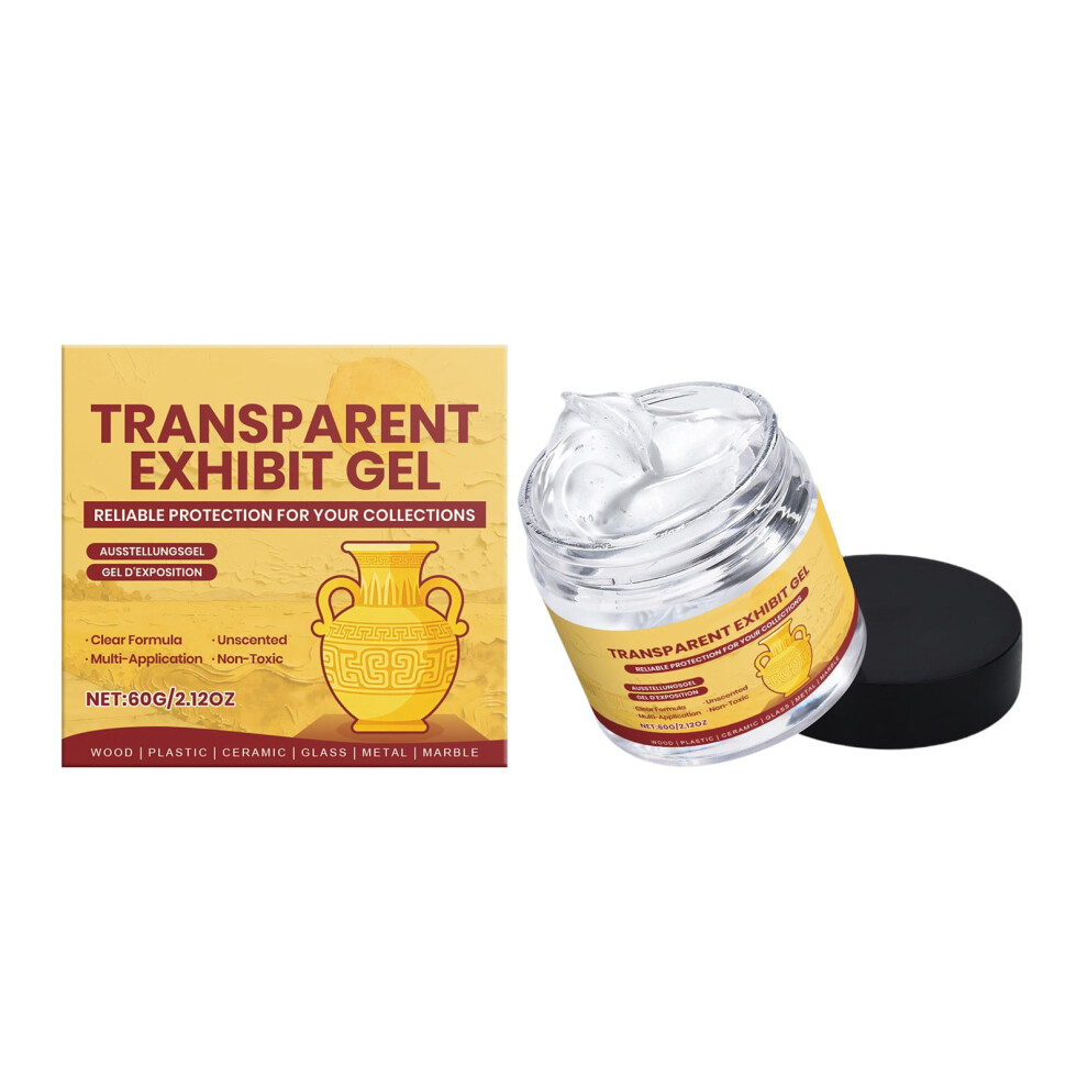 Removable Clear Museum Gel Â Residue-Free, Reusable Putty Wax For Securing Antiques, Glass, Ceramics & Figures; Compatible With Museum Collections 9558633073539