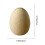 Wooden Blank Easter Egg Craft Kit – Natural Khaki, 13 x 9 2