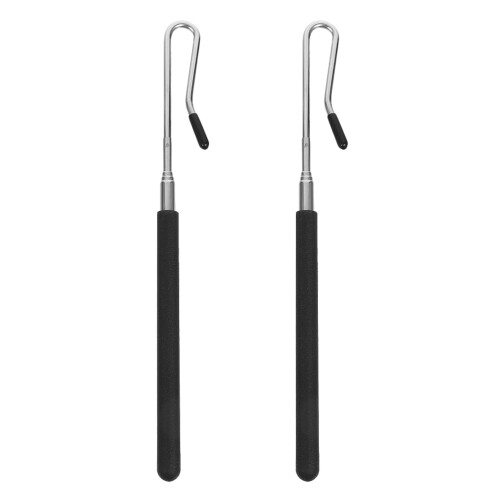 Puppet Arm Control Rod Black 2Pcs 1In