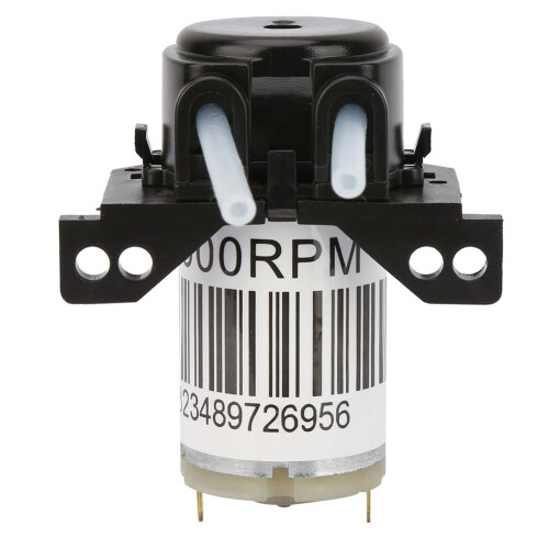 Quiet6V Mini Peristaltic Pump Self Priming Titration Pump Right Angle Reversible Flow DIY Aquarium Dosing Pump Easy Cleaning Compact Structure Low