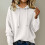 Damen-Kapuzenpullover mit langen Ärmeln, Herbst/Winter, weich 3