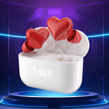 Headphones Wireless Earbuds Upgraded Digital Heart-shaped Bluetooth Headset Noise Cancelling Earbuds Wireless Headphones