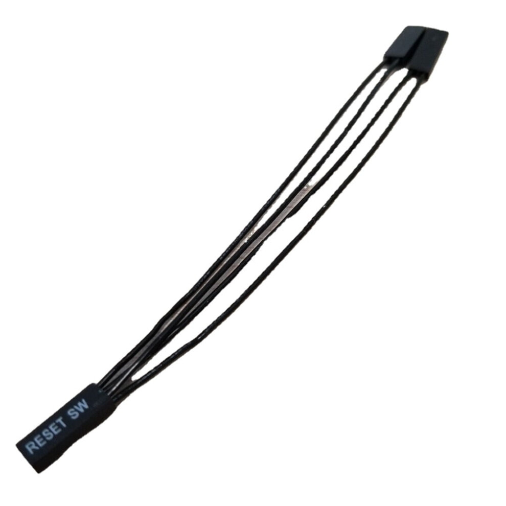Motherboard Restart Sw Reset Cable 2Pin 1 To 2 Splitter Support Double Start Switch 9485826663287
