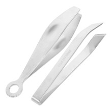 2pcs Stainless Steel Pig Hair Removers Practical Hair Tweezer Pig Hair Puller